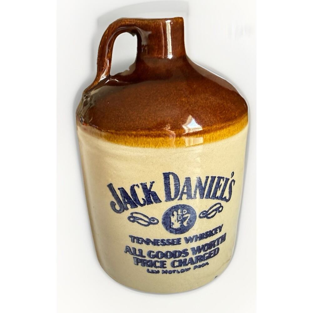 Vintage Jack Daniel’s OLD No 7 CERAMIC STONEWARE CROCK TENNESSEE WHISKEY 7” JUG